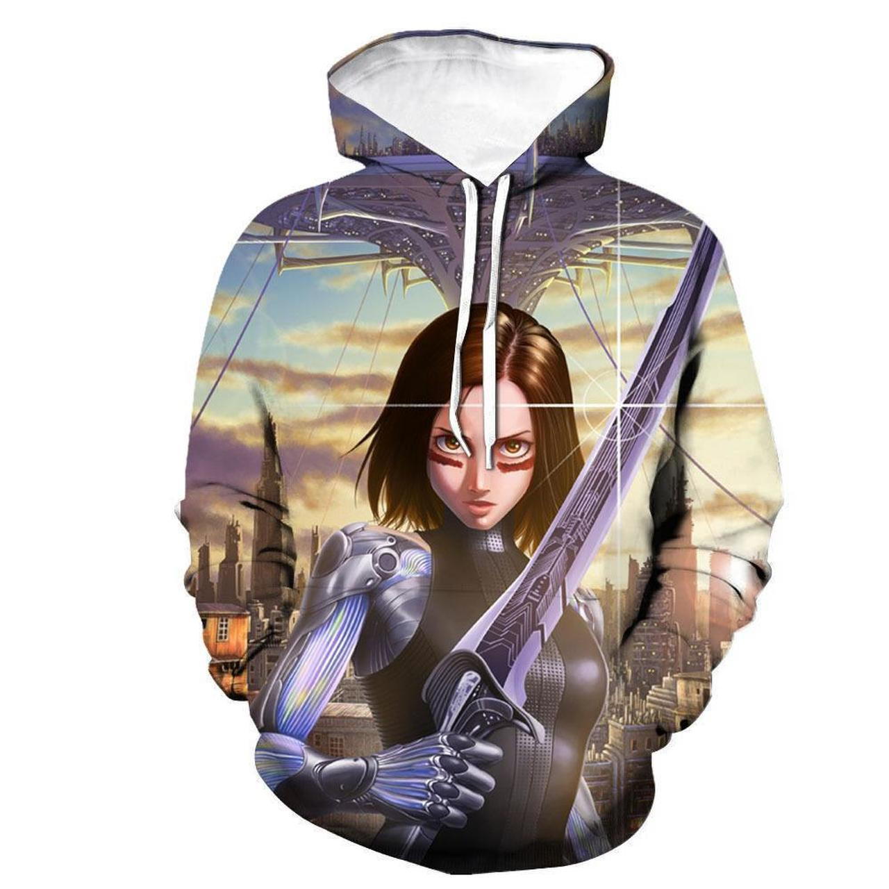 Alita Battle Angel 3D All Over Print Hoodie & Zip Hoodie