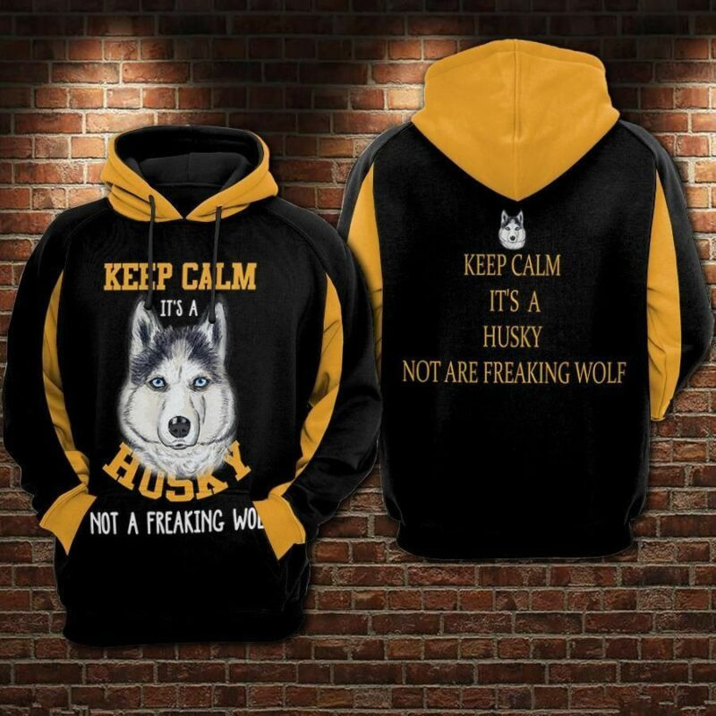 Keep Valm It’s A Husky Not A Freaking Wolf Over Print 3d Hoodie Zip Hoodie