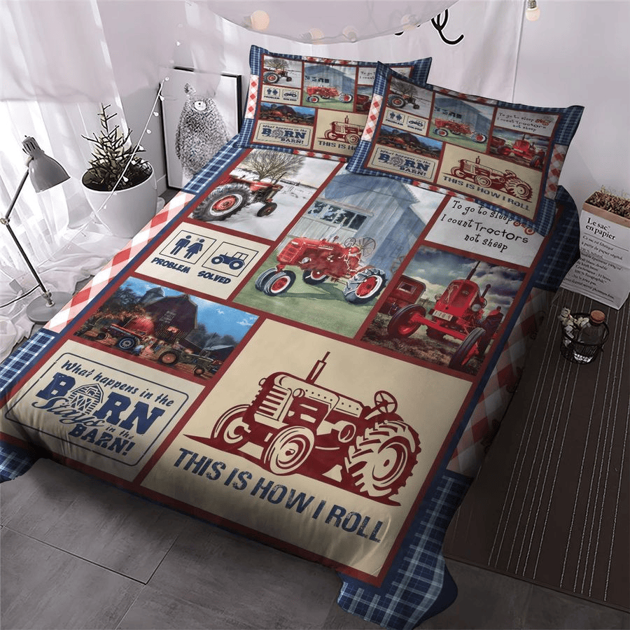 Farmer Bedding Set Farm Tractor This Is How I Roll Duvet Covers