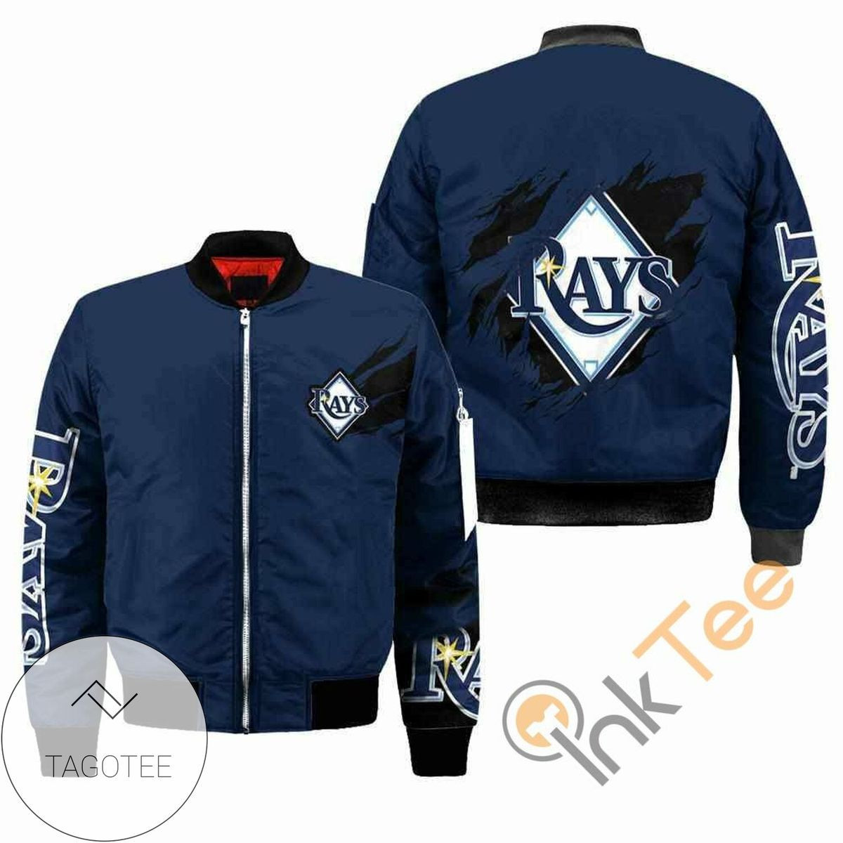 Tampa Bay Rays Navy Bomber Jacket