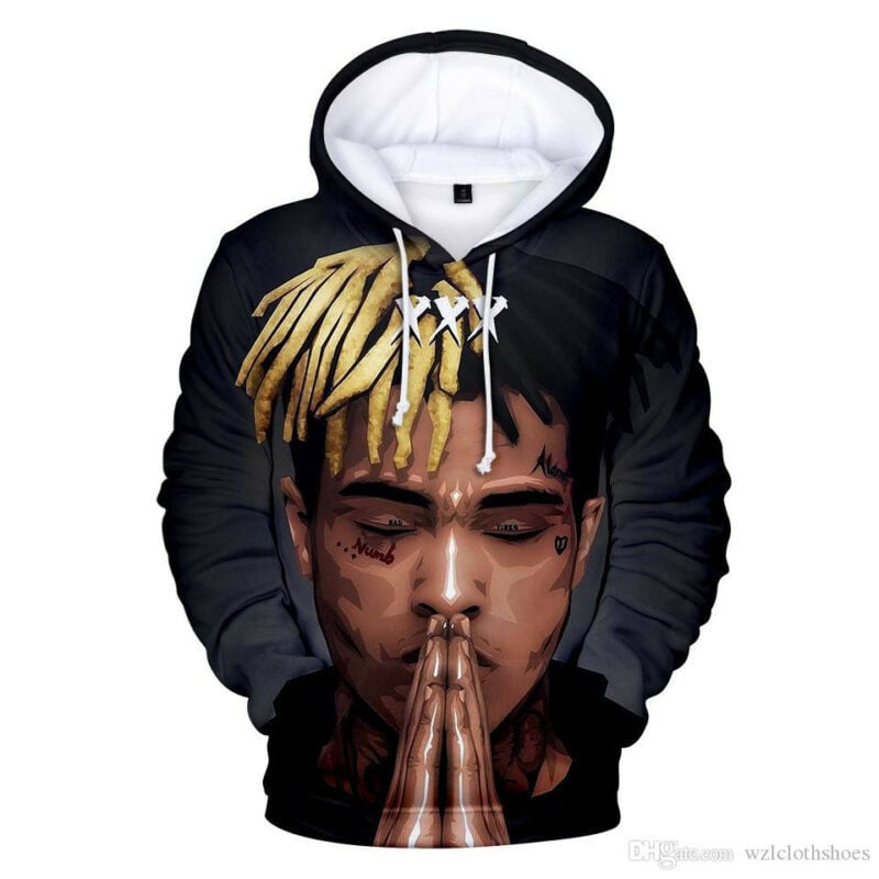 Xxxtentacion Rapper Print 3d Hoodie Zipper Hoodie