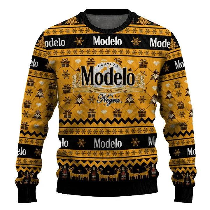 Modelo Snowing Ugly Christmas Sweater