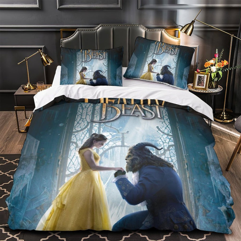 Beauty And The Beast Bedding Set Beauty And The Beast Graphic Duvet Covers