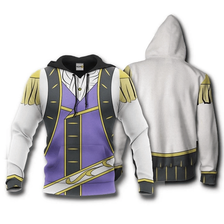 Code Geass Schneizel El Britannia 3d Hoodie Zip Hoodie
