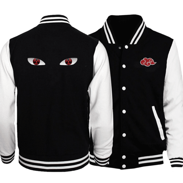 Naruto Shinobi Eyes Naruto Anime Baseball Jacket 471
