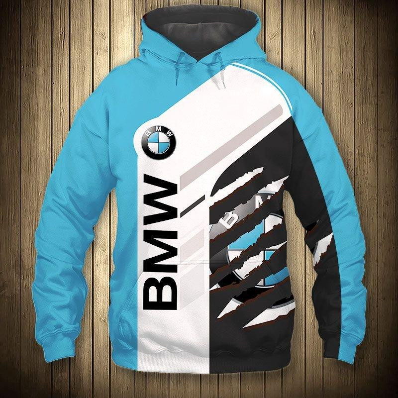 Bmw Luxury Sport Car 5k451 Cartoon 3d Hoodie Zip Hoodie