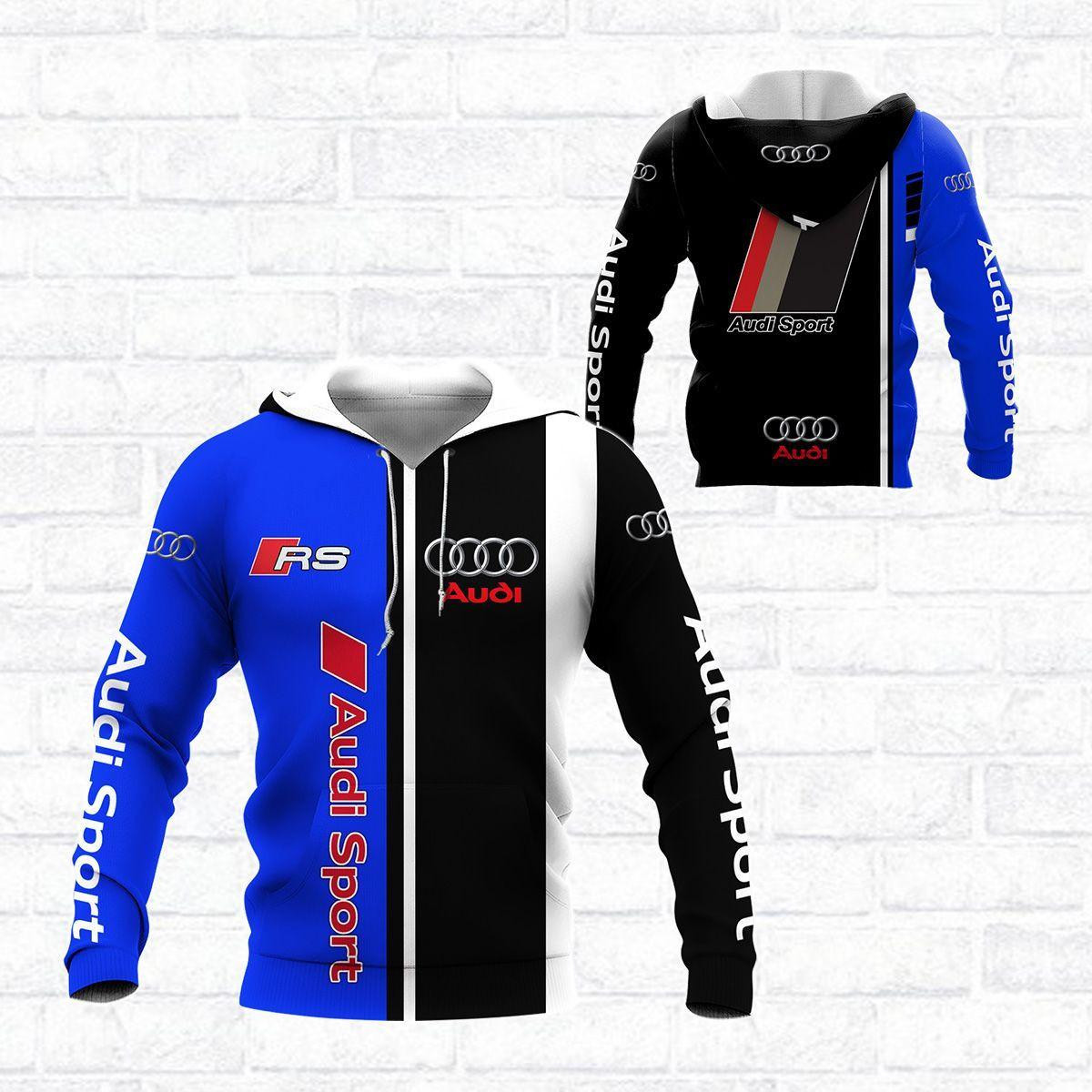 Audi Sport Luxury Car 8k295 3d Zip Hoodie Hoodie Ii0