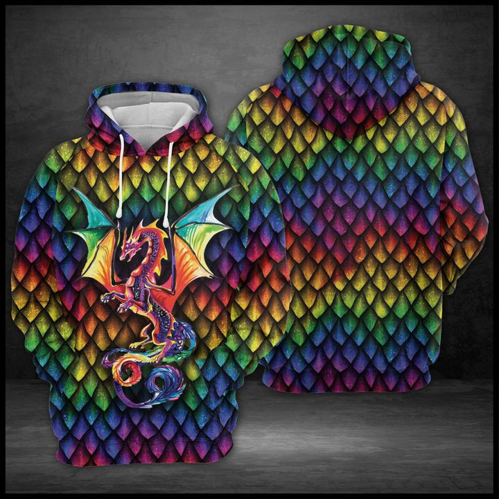 Amazing Dragon 3D All Over Print Hoodie & Zip Hoodie