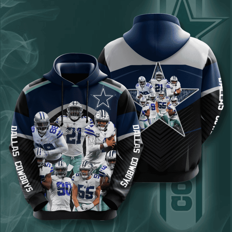 Cowboys 3D All Over Print Hoodie & Zip Hoodie
