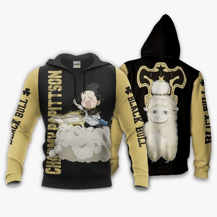 Charmy Black Clover Black Bull 3d Hoodie Zip Hoodie