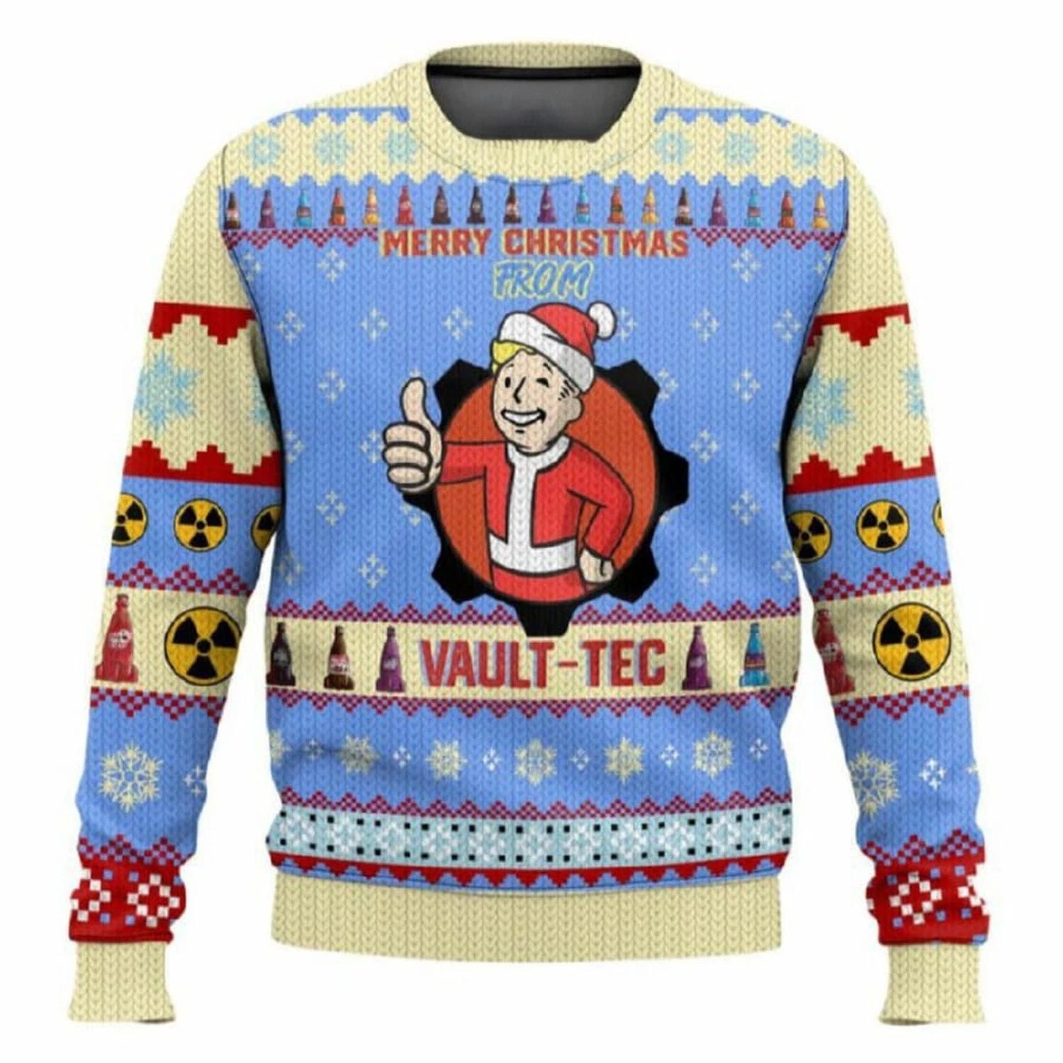 Fallout Merry Christmas From Vault-Tec Ugly Christmas Sweater