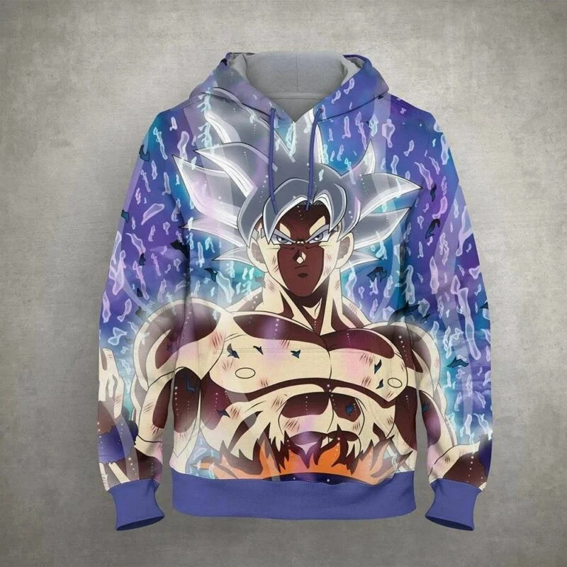 Goku Cartoon Dragon Ball 38 Over Print 3d Hoodie Zip Hoodie