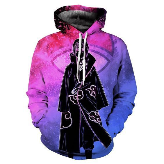 Uchiha Itachi Sharingan 3D All Over Print Hoodie & Zip Hoodie