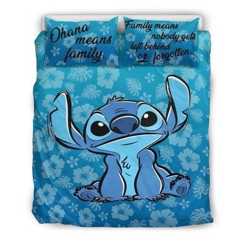 Stitch Bedding Set DN Family Means Nobody Gets Left Behind Or Forgotten Duvet Covers