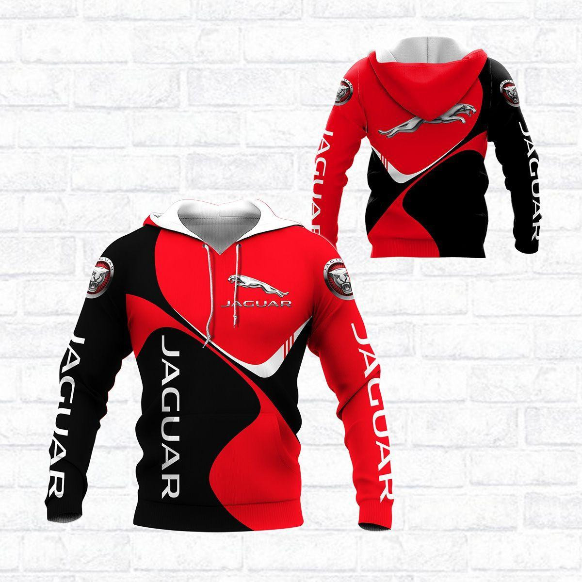 Jaguar Shirt 449, 3d Hoodie Zip Hoodie