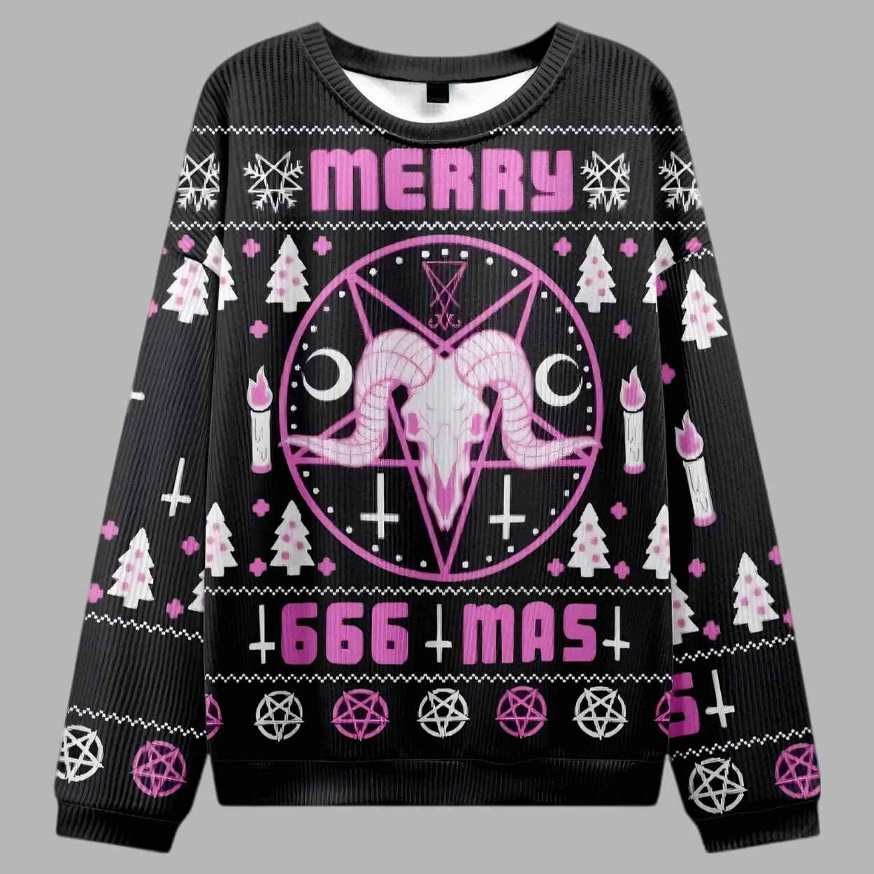 Merry 666 Mas Ugly Christmas Sweater