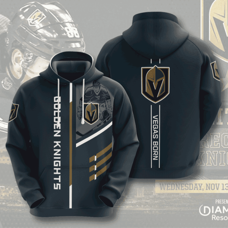 Vegas Golden Knights 3D All Over Print Hoodie & Zip Hoodie
