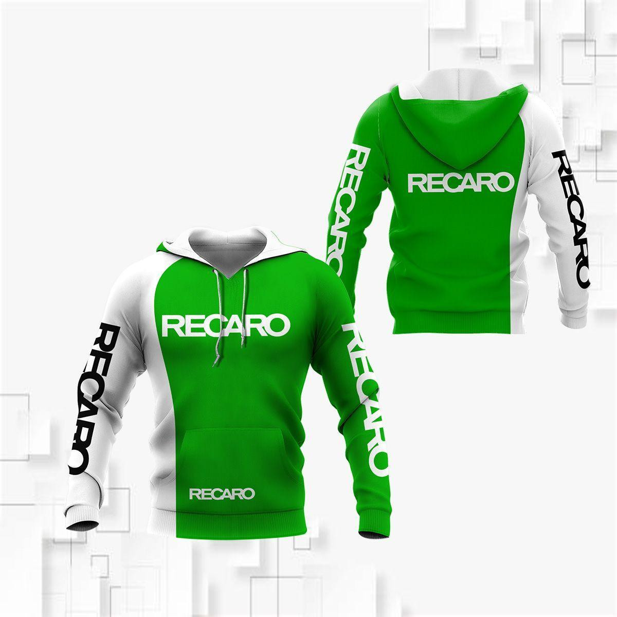 Recaro Shirt 354, 3d Hoodie Zip Hoodie