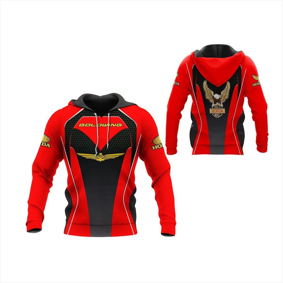 Honda Gold Wing Shirt 96, 3d Hoodie Zip Hoodie