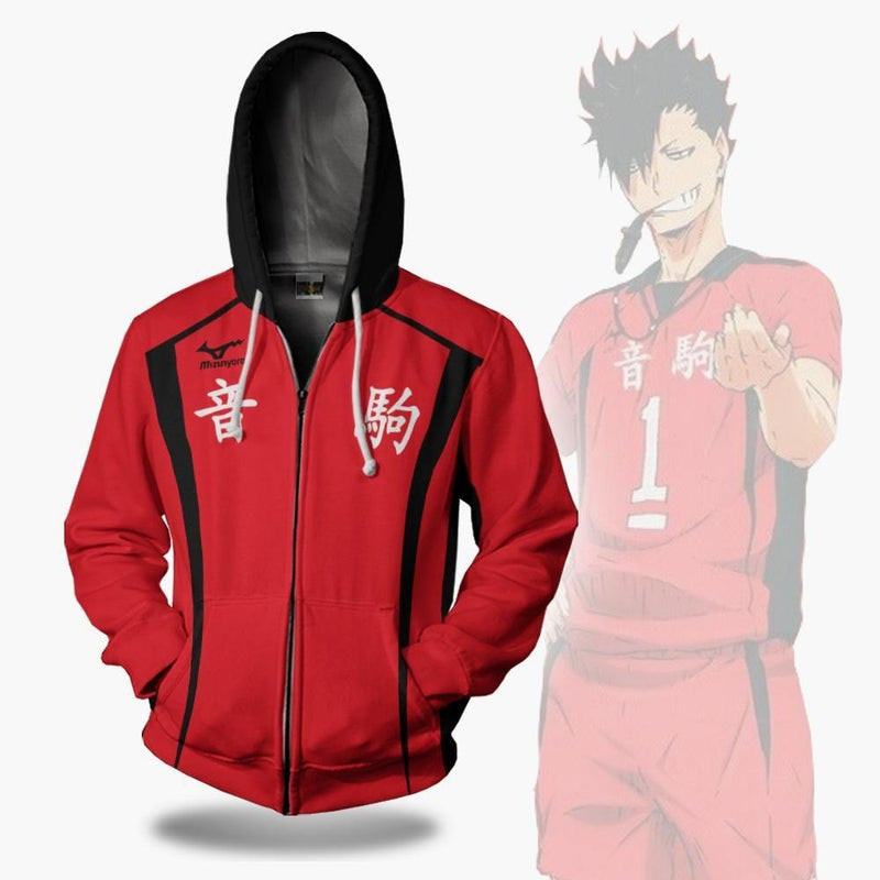Nekoma High Uniform Haikyuu 3D All Over Print Hoodie & Zip Hoodie