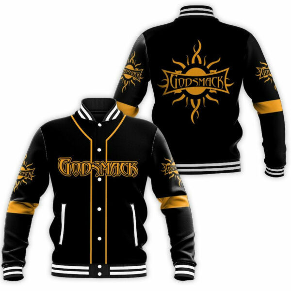Godsmack Band Logo For Rock Music 6k715 Gift For Fan Baseball Jacket 558