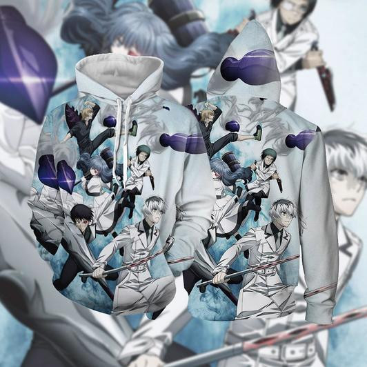 Tokyo Ghoul 3D All Over Print Hoodie & Zip Hoodie