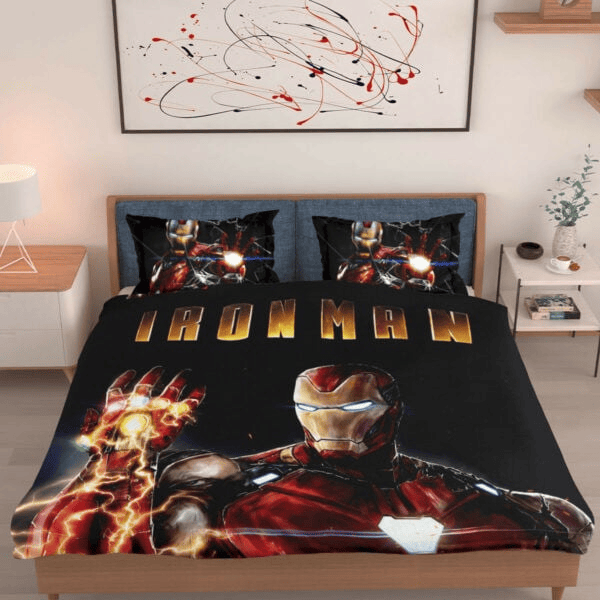 Iron Man Bedding Set MV Iron Man Prepares For The Snap Duvet Covers