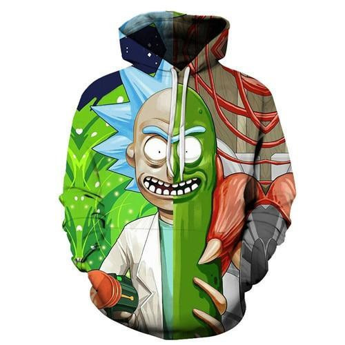 Rick And Morty 3D All Over Print Hoodie & Zip Hoodie