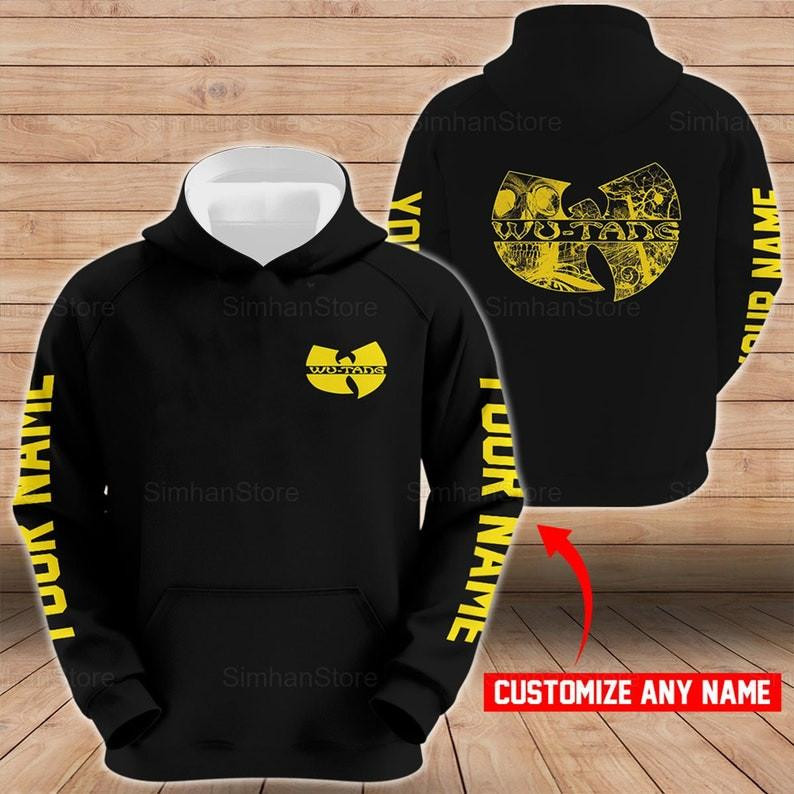 Custom Name Wu Tang Clan Hip Hop,wu Tang Clan Rock And Roll 2k725 Cartoon 3d Hoodie