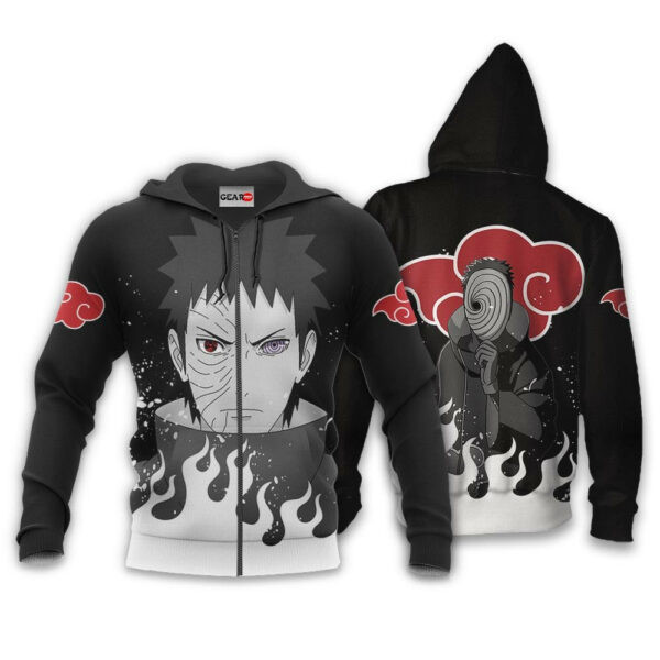 Obito Uchiha Naruto Anime 1k392 Cartoon Graphic Outfits Aop 3d Hoodie, Zip Hoodie 2873