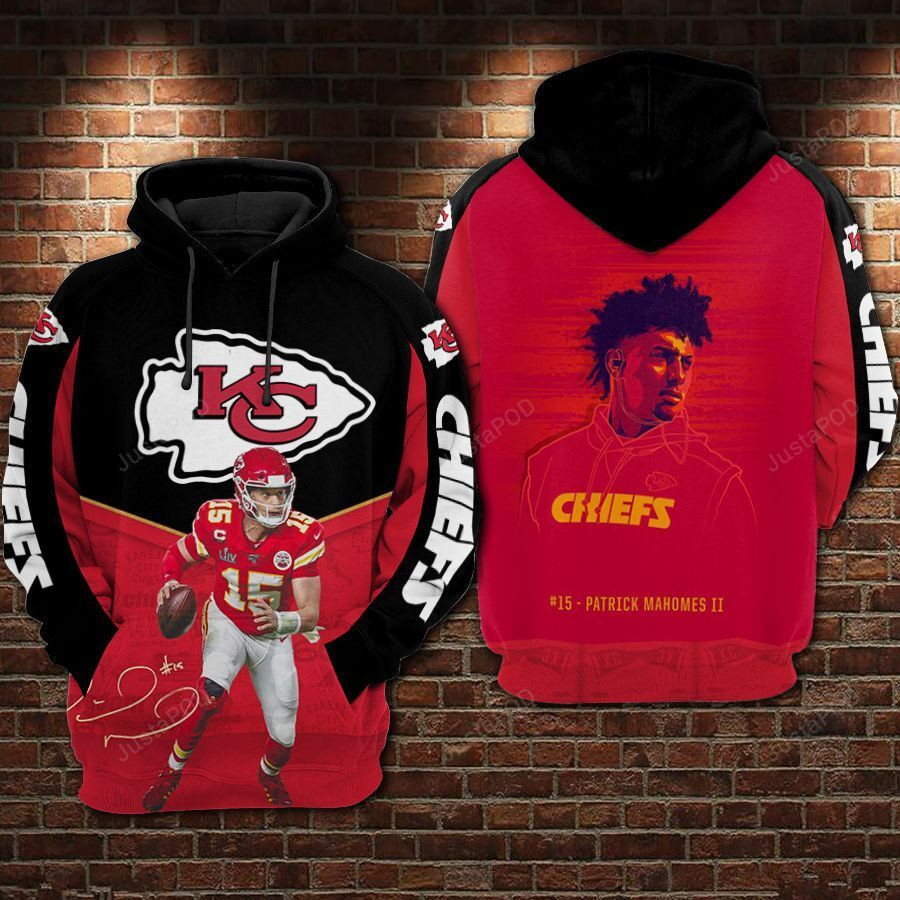 Kansas City Chiefs Football Patrick Mahomes 3D All Over Print Hoodie & Zip Hoodie
