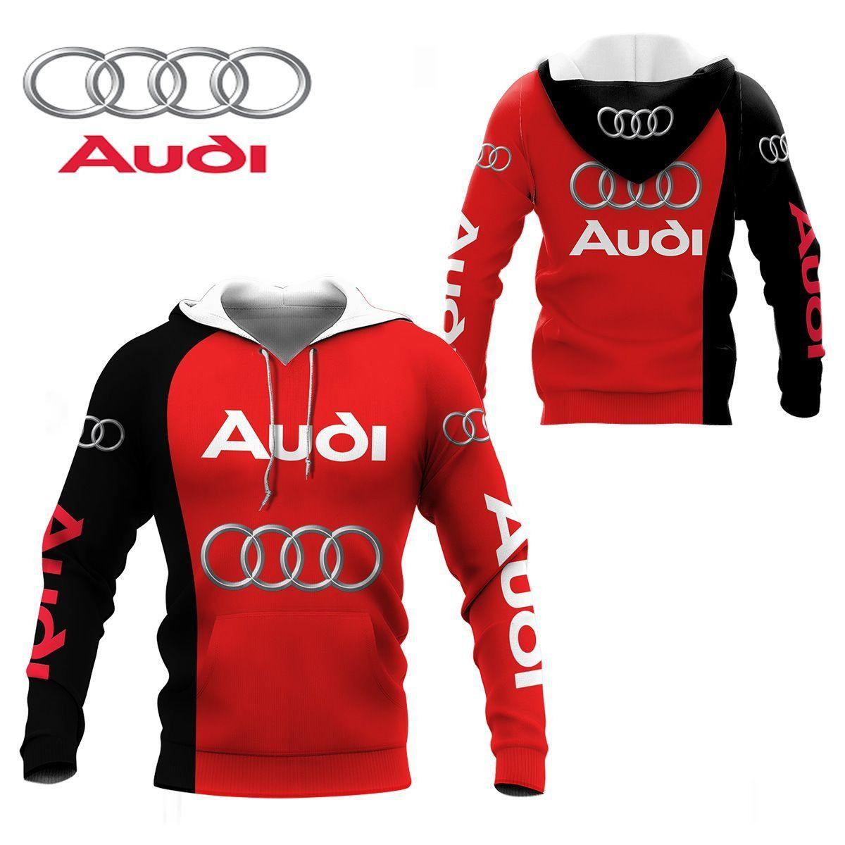 Audi Shirt 440, 3d Hoodie Zip Hoodie