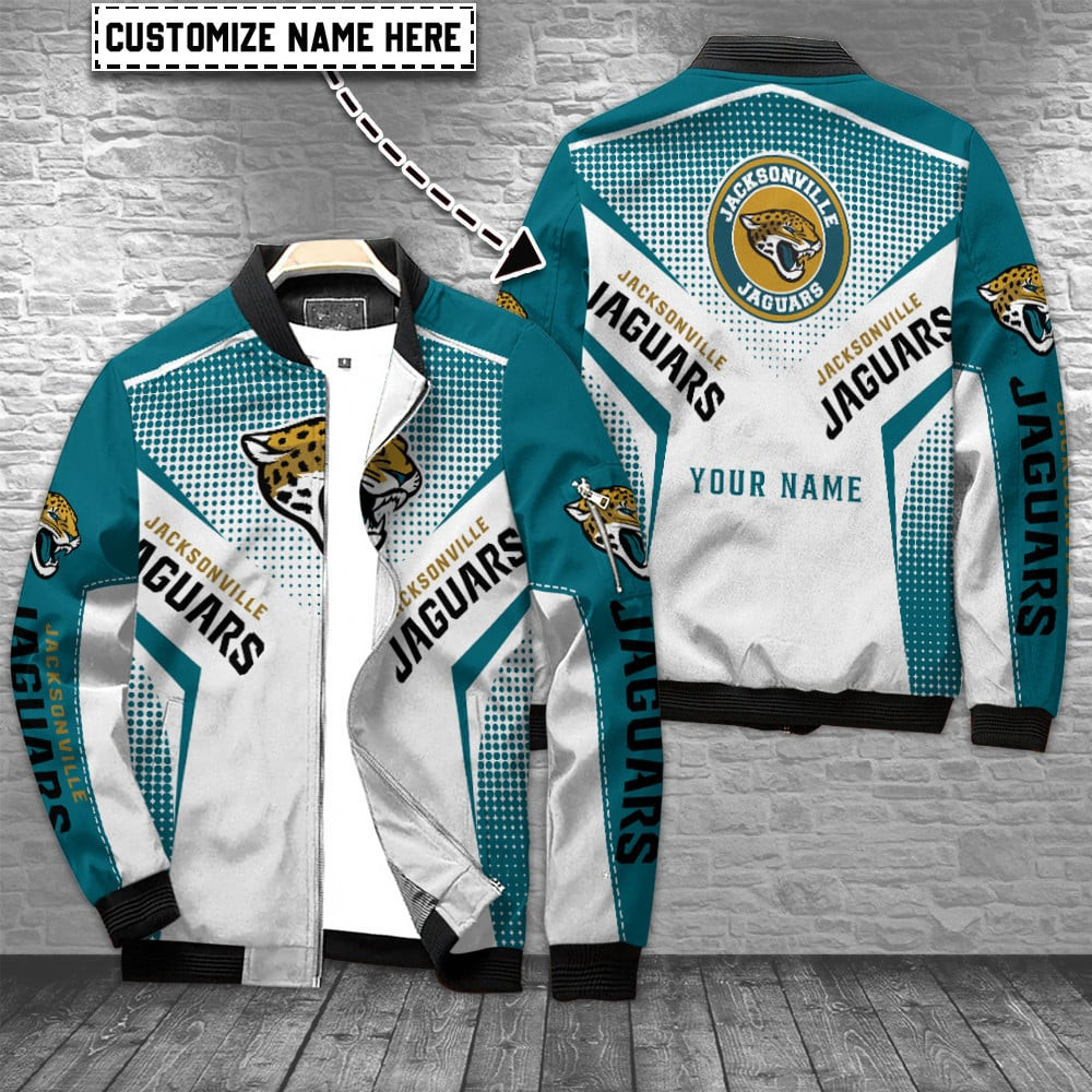 Jacksonville Jaguars Personalized Bomber Jacket BG754