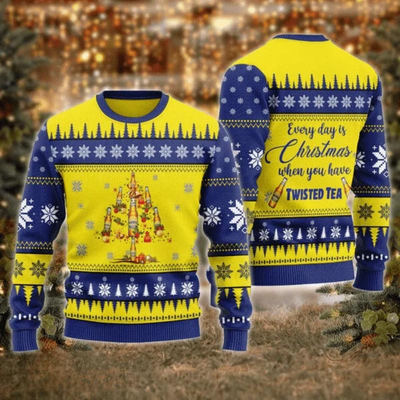Twisted Tea Christmas Tree Ugly Christmas Sweater