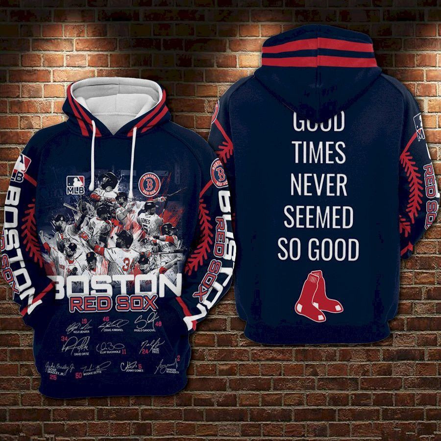 Boston Red Sox 3D All Over Print Hoodie & Zip Hoodie