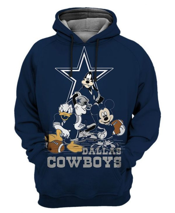 Cowboys 3D All Over Print Hoodie & Zip Hoodie