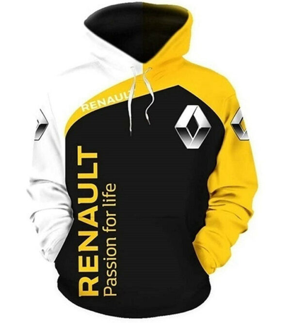 Renault Passion For Life 3d All Over Print Hoodie 352 2293