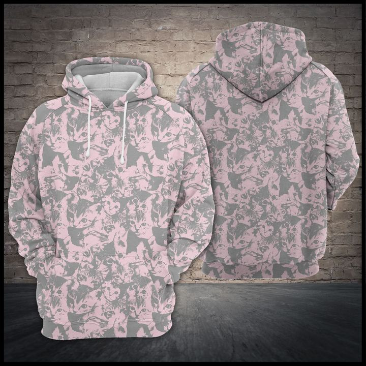 Cat Camo 3D All Over Print Hoodie & Zip Hoodie