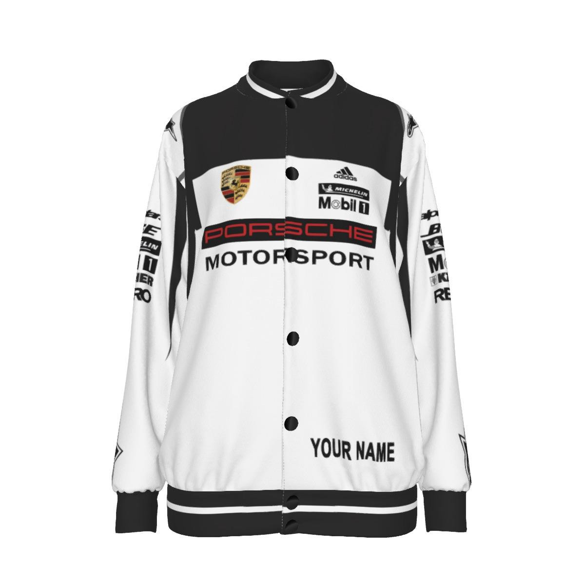 Porsche Motorsport Apparel, Porsche Motorsport Custom Baseball Jacket 11