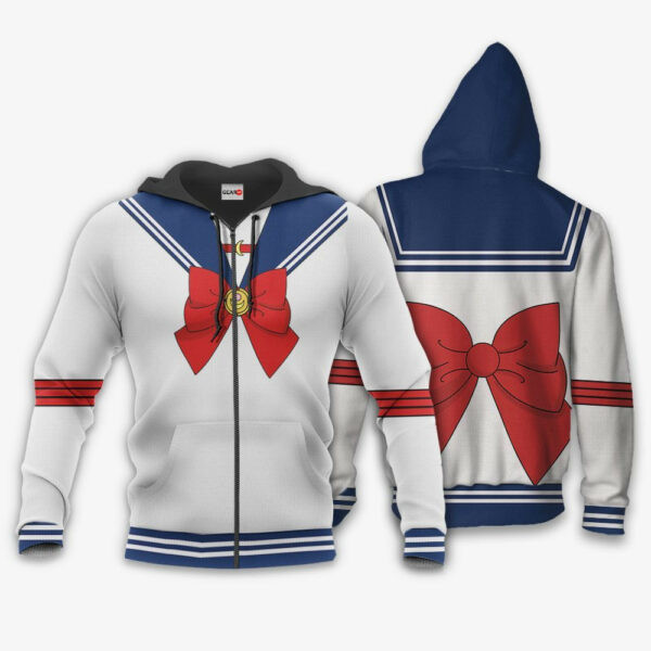 Sailor Moon Uniform Anime 3k212 Cartoon 3d Hoodie Zip Hoodie 2346