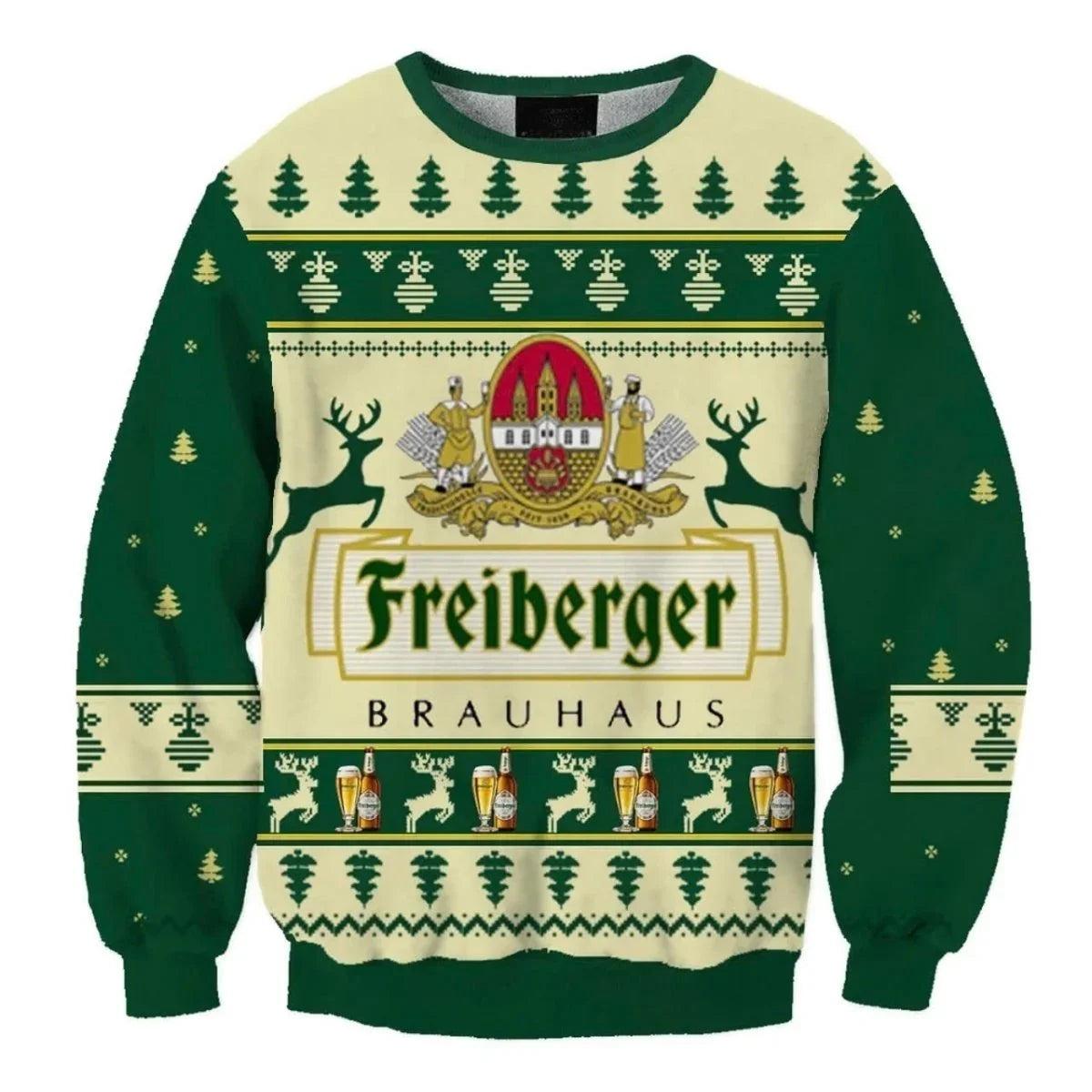 Freiberger Brauhaus Christmas Holiday Ugly Christmas Sweater