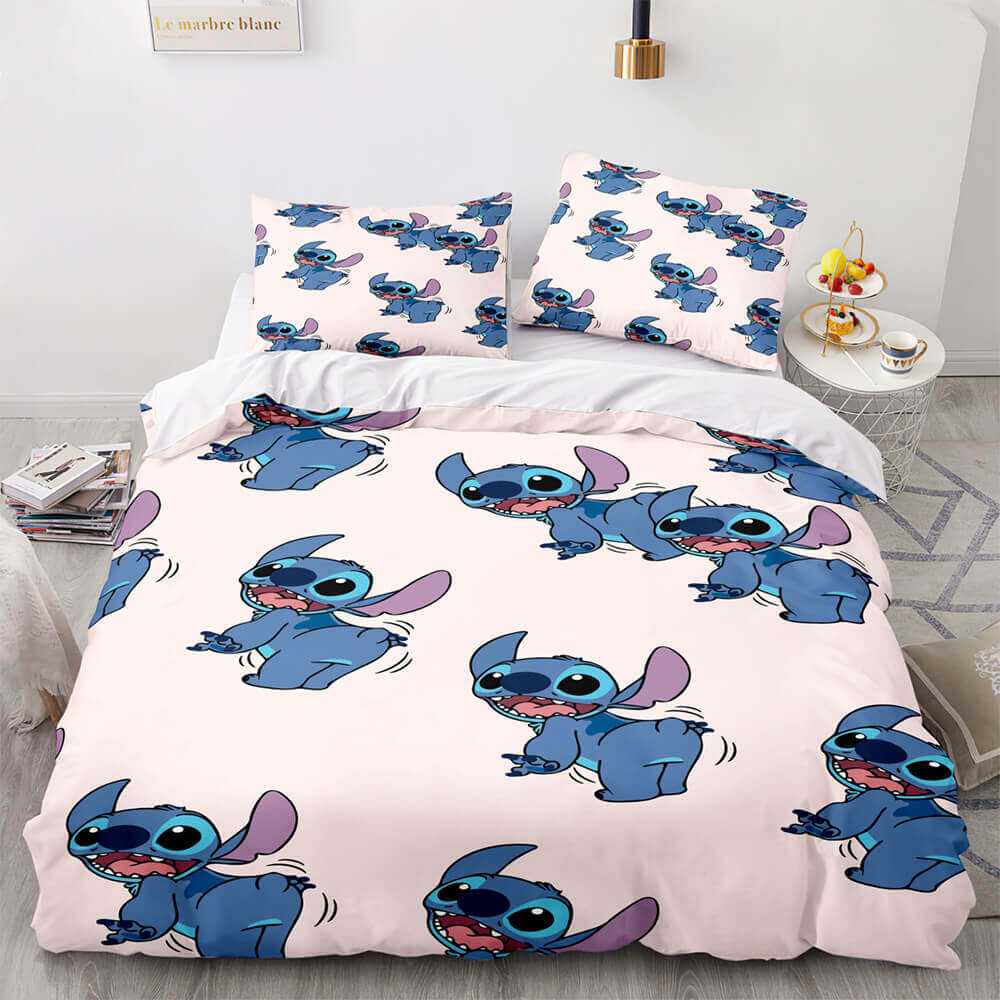 Stitch Bedding Set DN Shaking Butt Stitch Pattern Duvet Covers