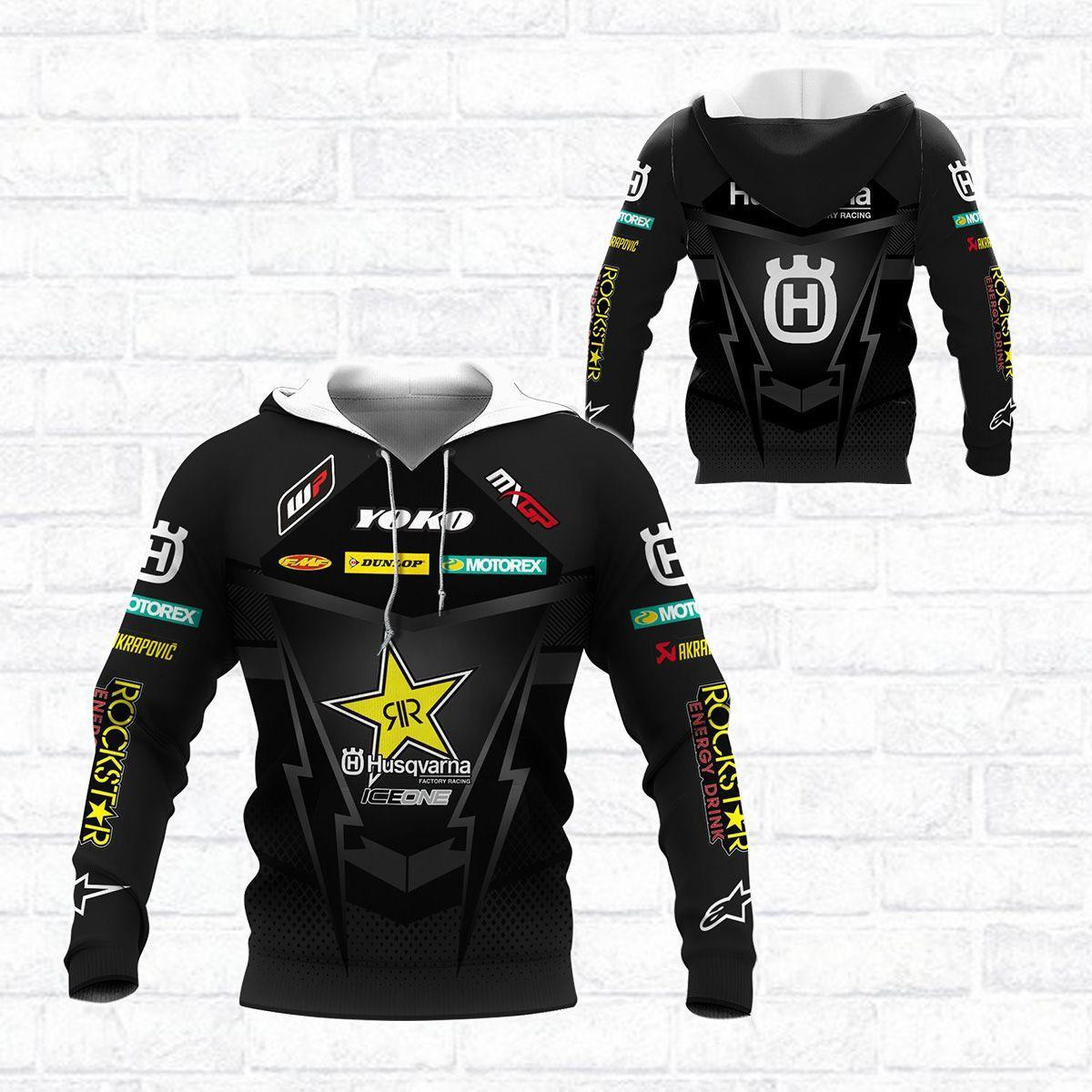 Husqvarna Factory Facing Shirt 365, 3d Hoodie Zip Hoodie