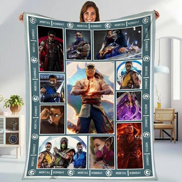 Mortal Kombat Fleece Sherpa Blanket