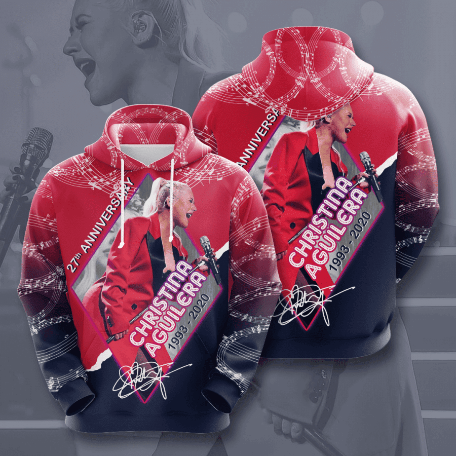 Christina Aguilera 3D All Over Print Hoodie & Zip Hoodie