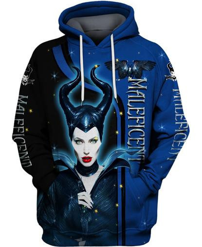 Maleficent 3d Hoodie Zipper Hoodie