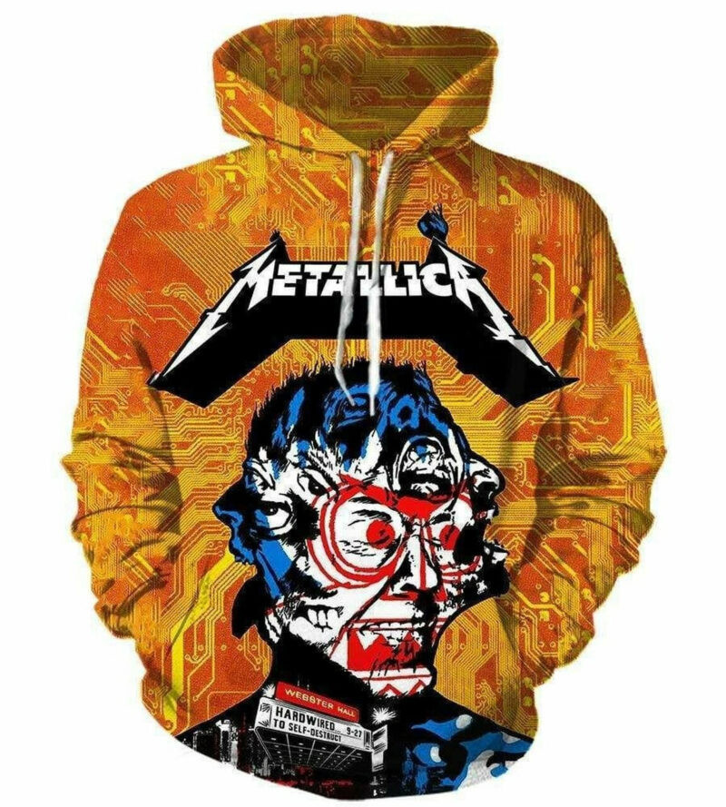 Metallica Style 2 3d Hoodie