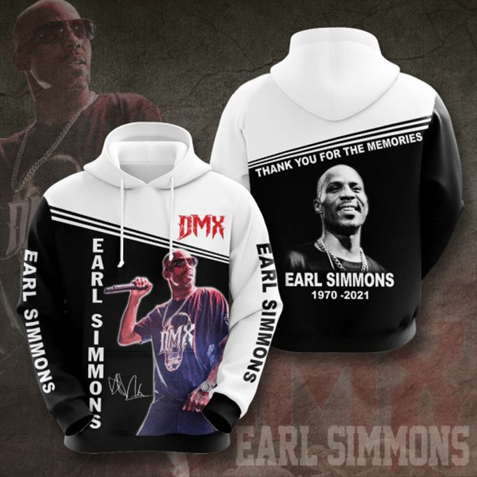 Earl Dmx Simmons 51th Anniversary 1970 2021 Signature Design Gift For Fan Custom 3d Hoodie All Over Printed Hoodie