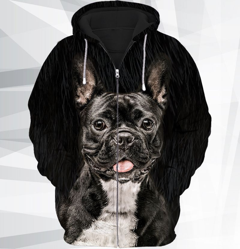 Frenchie Dog 3d Hoodie Zip Hoodie