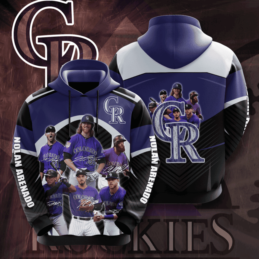 Colorado Rockies 3D All Over Print Hoodie & Zip Hoodie